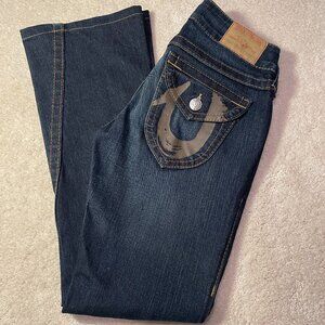True Religion Blue Boot Cut Jeans